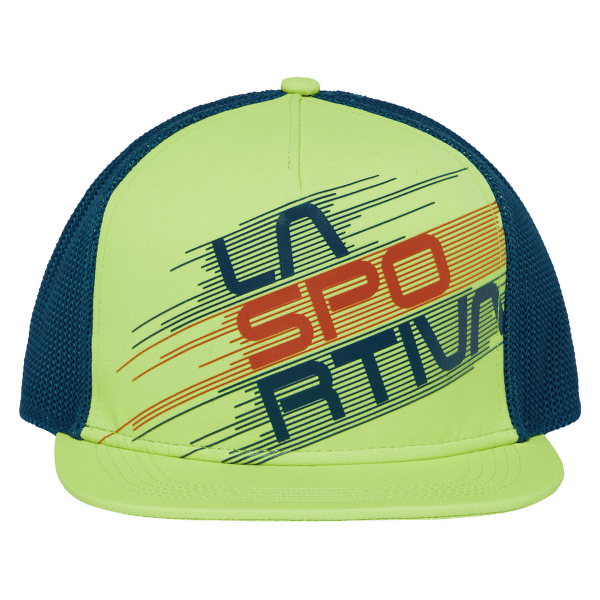Kšiltovka La Sportiva Trucker Hat Stripe Evo Lime Punch/Storm Blue