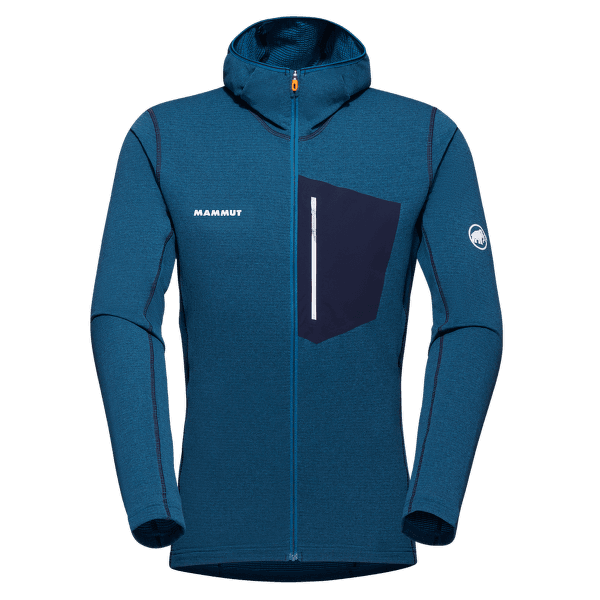 Mikina Mammut Aenergy Light ML Hooded Jacket Men deep ice-marine 50554