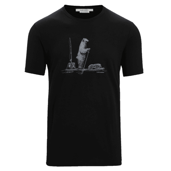Triko krátký rukáv Icebreaker Tech Lite II SS Tee Polar Paddle Men Black