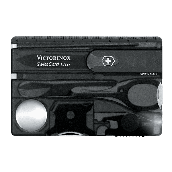 Nůž Victorinox SwissCard Lite black translucent