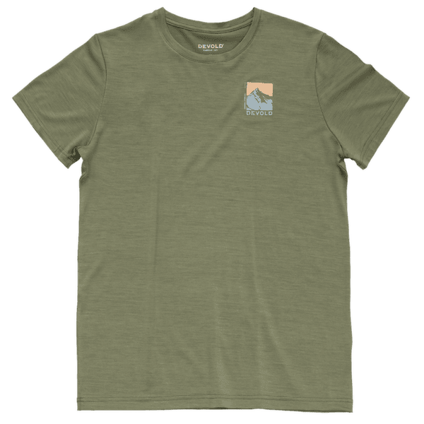 Triko krátký rukáv Devold Classic Summit Tee Men 404A LICHEN