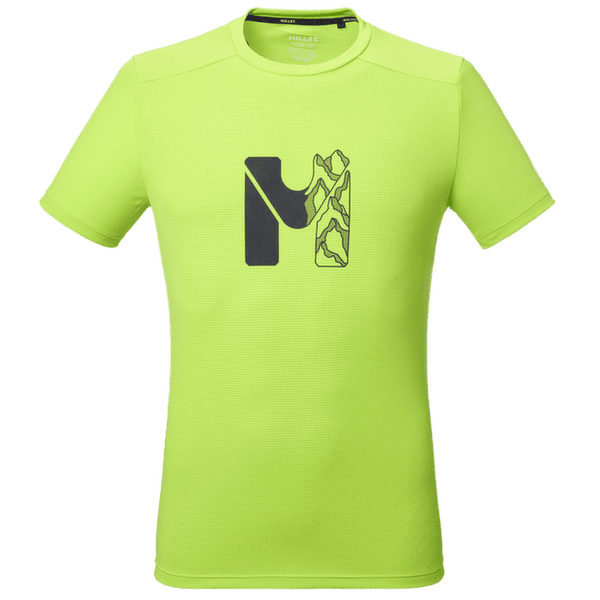 Triko krátký rukáv Millet KAMET MAP TS SS Men MACAW GREEN