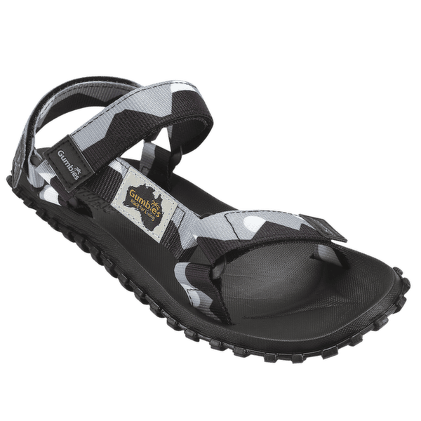Sandály Gumbies Scrambler Sandal - Black & Grey Black / Grey