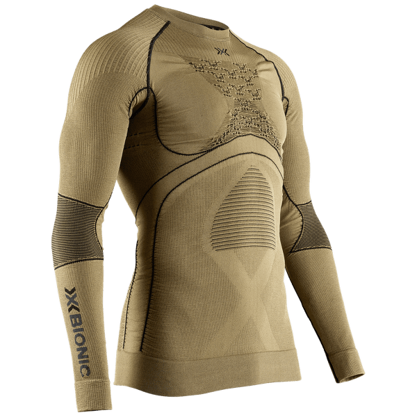 Triko dlouhý rukáv X-Bionic Radiactor 4.0 Shirt Round Neck Men GOLD/BLACK
