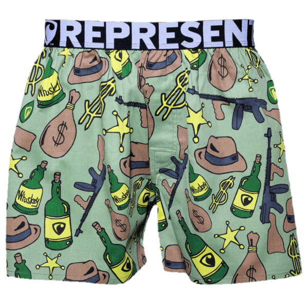 Trenky Represent exCLUSIVE MIKE PROHIBITION Zelená