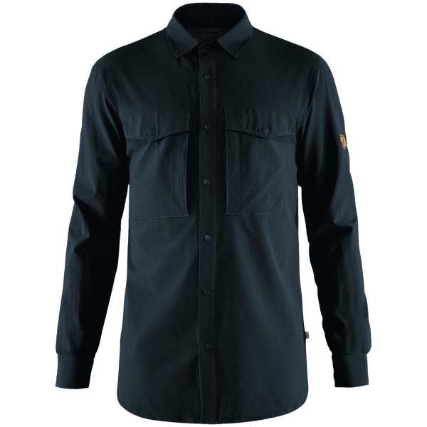 Košile dlouhý rukáv Fjällräven Abisko Trekking Shirt Men Dark Navy