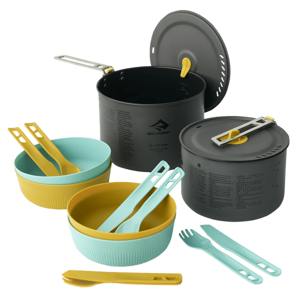 Nádobí Sea to Summit Frontier UL Two Pot Cook Set - [4P] [14 Piece]