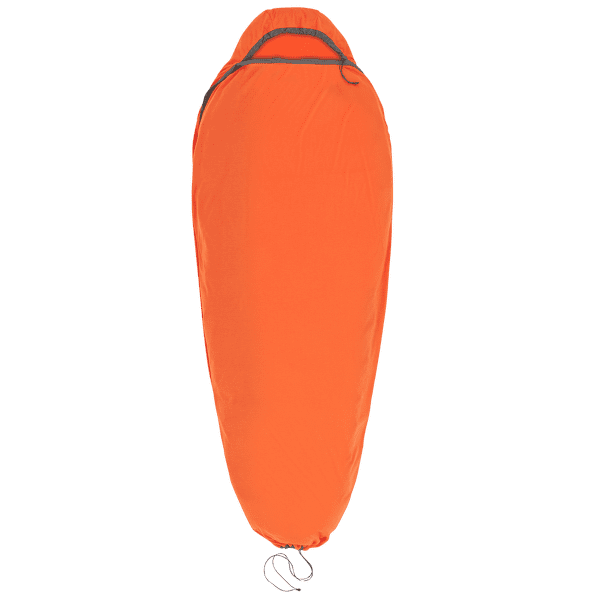 Vložka do spacáku Sea to Summit Reactor Extreme Sleeping Bag Liner - Mummy w/ Drawcord Compact Spicy Orange