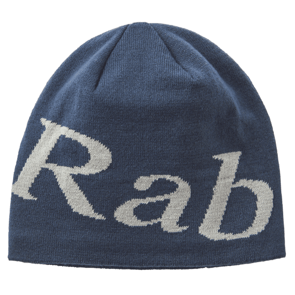 Čepice Rab Logo Beanie Tempest Blue/Light Zinc