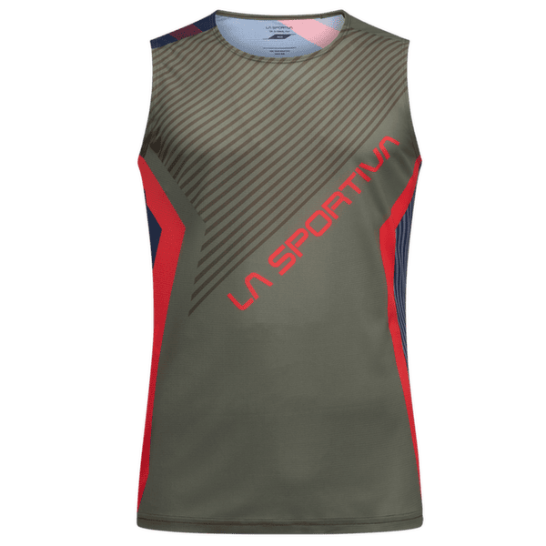 Tílko La Sportiva FLOW TANK Men Mountain Red/Cypress