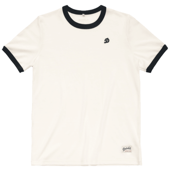 Triko krátký rukáv Devold Archive Ringer Tee 001B WHITE/INK