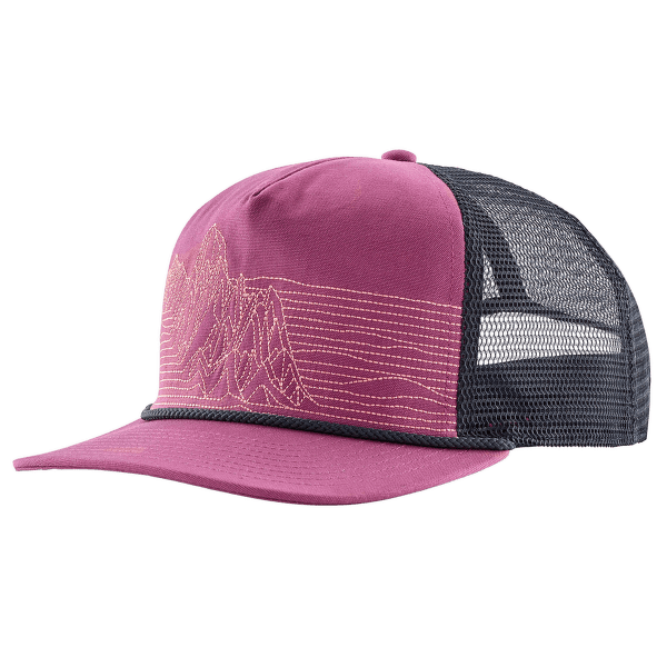 Kšiltovka Patagonia Airfarer Cap Strataspire Stripe: Faded Magenta