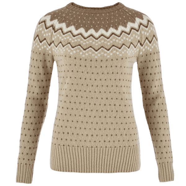 Svetr Fjällräven Övik Knit Sweater Women Fossil-Suede Brown