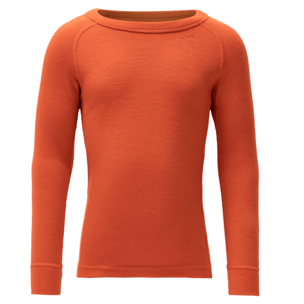 Triko dlouhý rukáv Devold Duo Active Merino Shirt Kid 087A BRICK