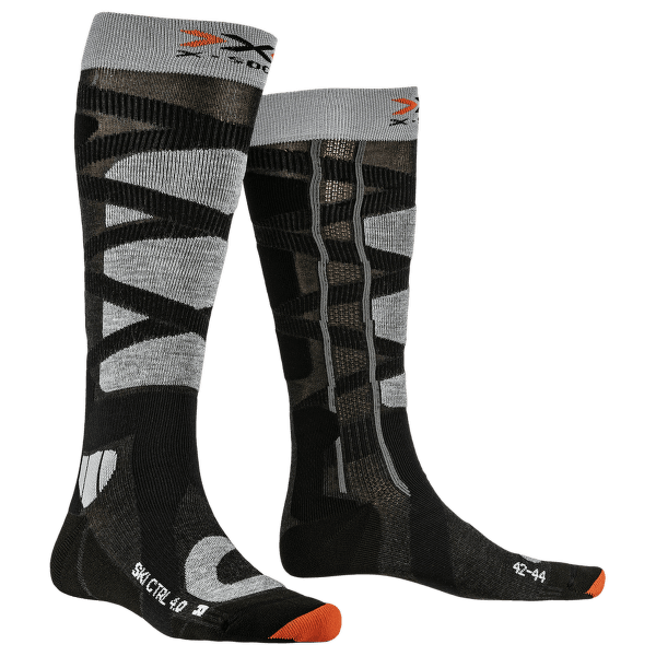 Podkolenky X-Bionic Ski Control 4.0 Men ANTHRACITE MELANGE/STONE GREY