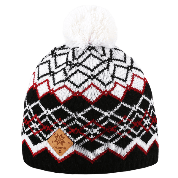 Čepice Kama Knitted Merino beanie Kama A172 black 110