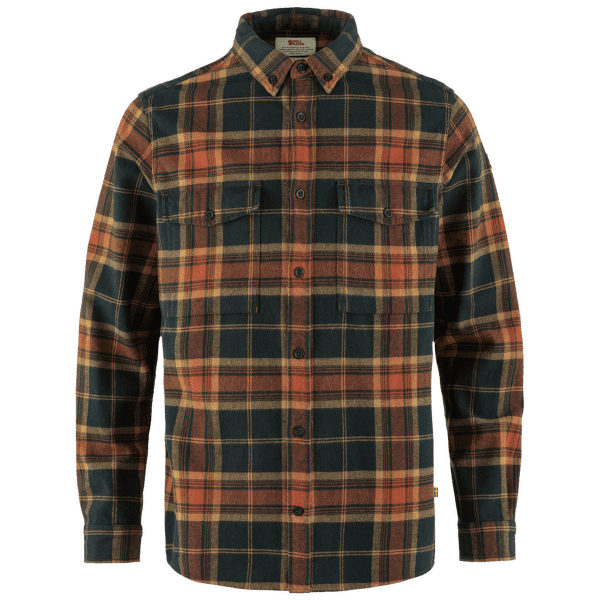 Košile dlouhý rukáv Fjällräven Övik Twill Shirt Men Autumn Leaf-Dark Navy