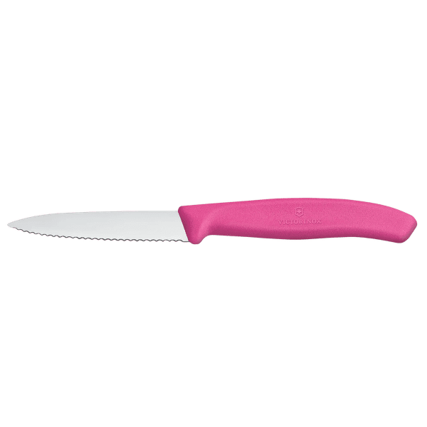 Nůž Victorinox Paring knife Swiss Classic wavy pink