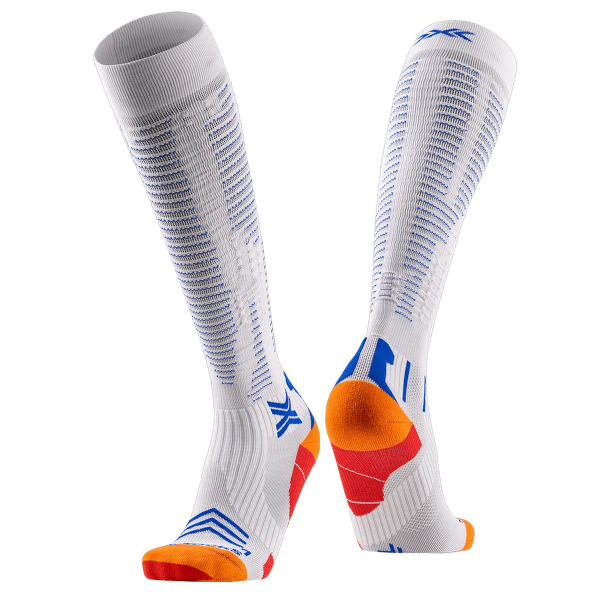 Podkolenky X-Bionic X-SOCKS RUN EXPERT EFFEKTOR OTC WHITE/ORANGE/TWYCE BLUE