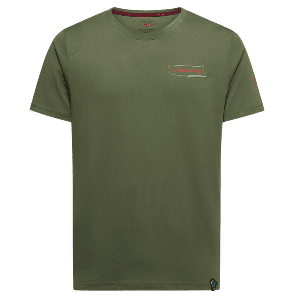Triko krátký rukáv La Sportiva MANTRA T-SHIRT Men Cypress/Mountain Red
