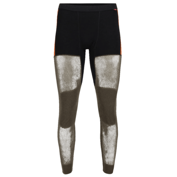 Legíny Aclima WoolNet Hiking Longs Men Jet Black/Tarmac/Gold Flame