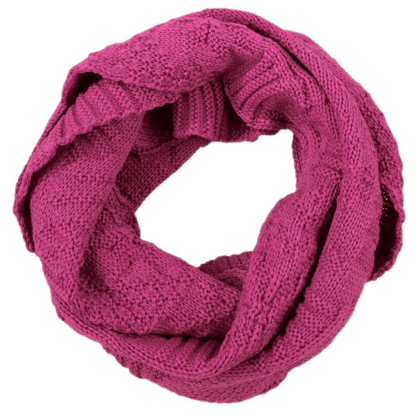 Šála Kama S20 - knitted scarf pink