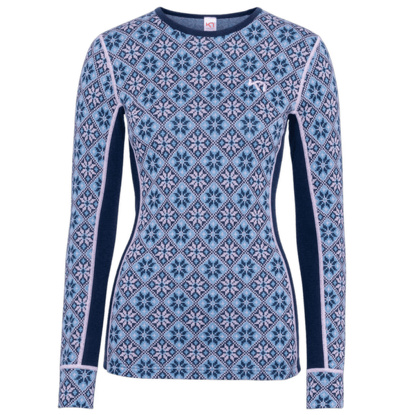 Triko dlouhý rukáv Kari Traa Rose LS 2.0 ROCEA/DARK NAVY BLUE