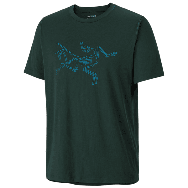 Triko krátký rukáv Arcteryx Cormac Logo SS Men Dark Jade / Aqua