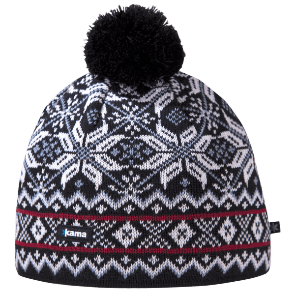 Čepice Kama AW06 Windstopper Knitted Hat black 110