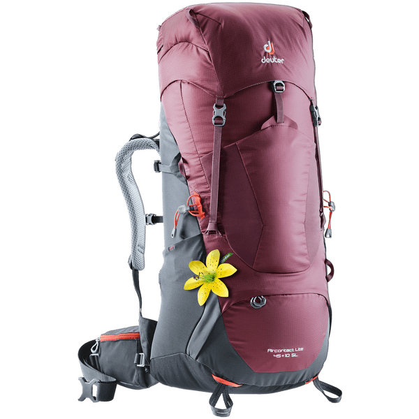 Batoh deuter Aircontact Lite 45 + 10 SL maron-graphite