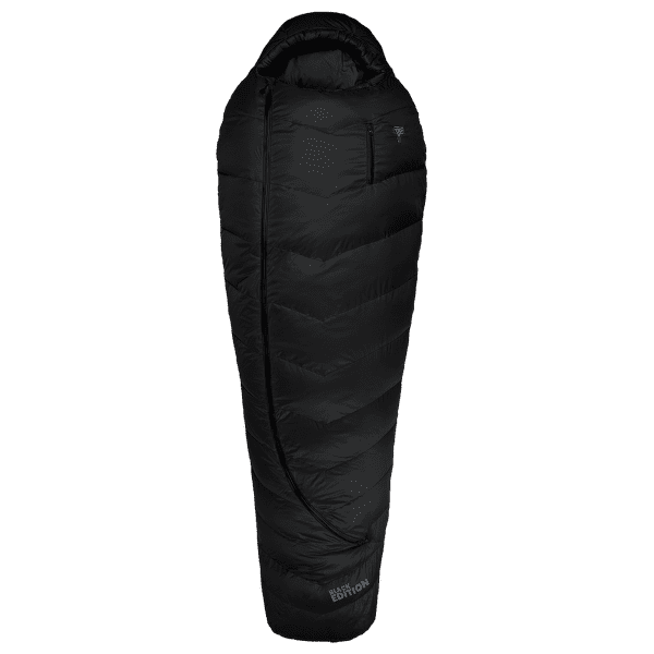 Spacák Grüezi bag Biopod DownWool Subzero 185 Black Edition Black