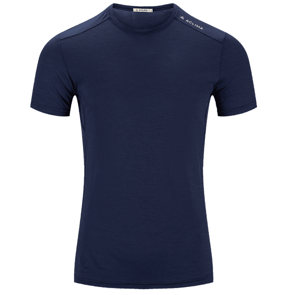 Triko krátký rukáv Aclima LightWool 140 Trail Tee Men Navy Blazer