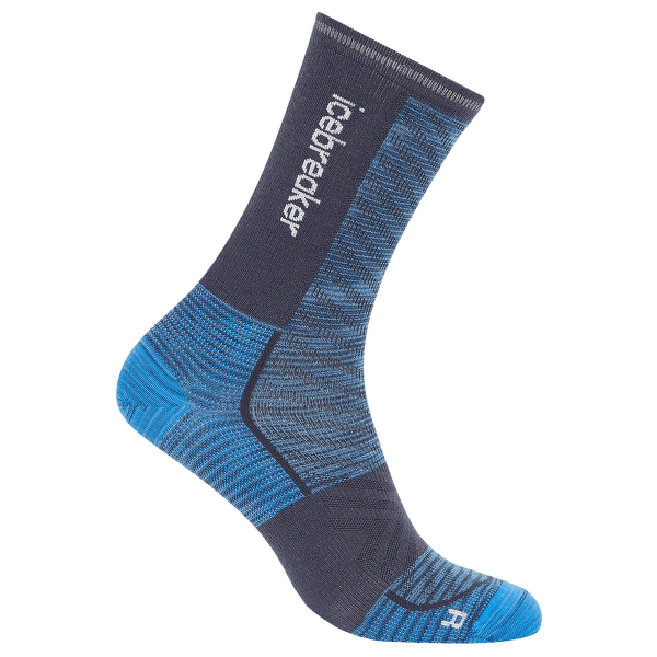 Ponožky Icebreaker Merino Blend Run+ Ultralight Crew Men ARCTIC SD/GRAPHITE/SNOW