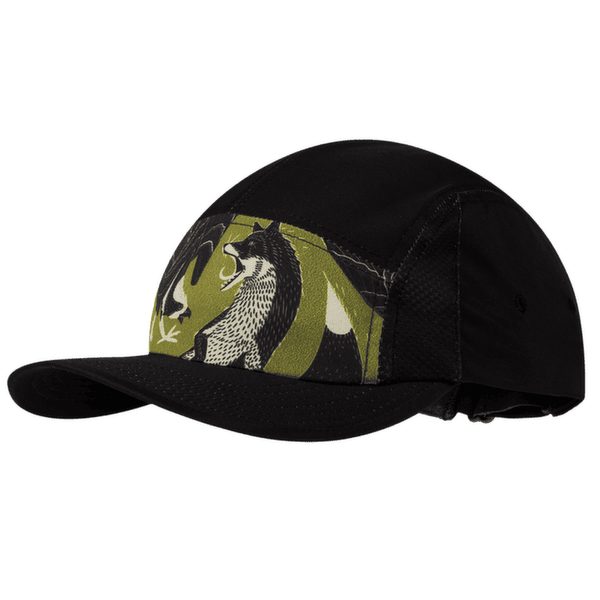 Kšiltovka Buff 5 PANEL GO CAP CHOMP RUB CHOMP BLACK