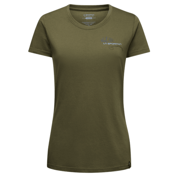 Triko krátký rukáv La Sportiva CLIMB FLOWER T-SHIRT Women Cypress/Night Sky