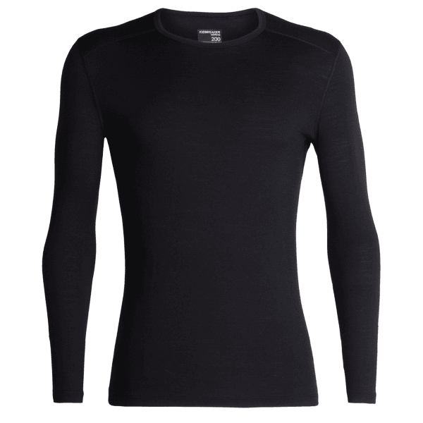 Triko dlouhý rukáv Icebreaker Oasis LS Crewe Men (104365) Black001