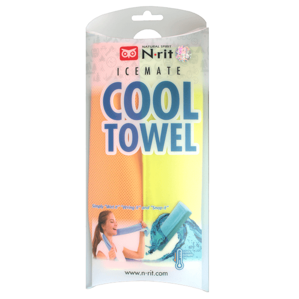 Ručník N.rit Cool Towel Twin LIME/ORANGE