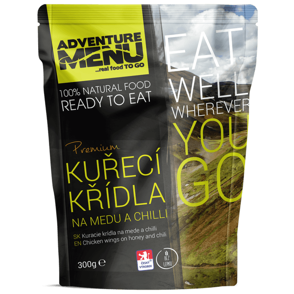Strava Adventure Menu Kuřecí křídla na medu a chilli