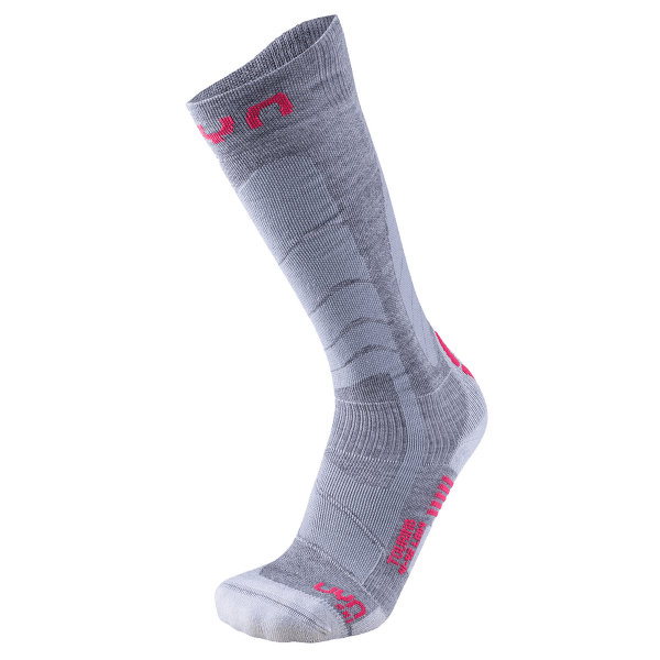 Podkolenky UYN Ski Touring Women Silver/Fuchsia