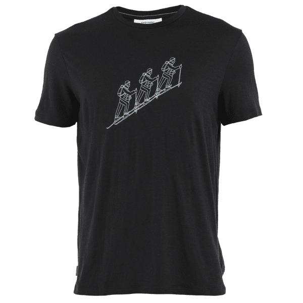 Triko krátký rukáv Icebreaker Merino 150 Tech Lite SS Tee Natural Ski Tour Men Black