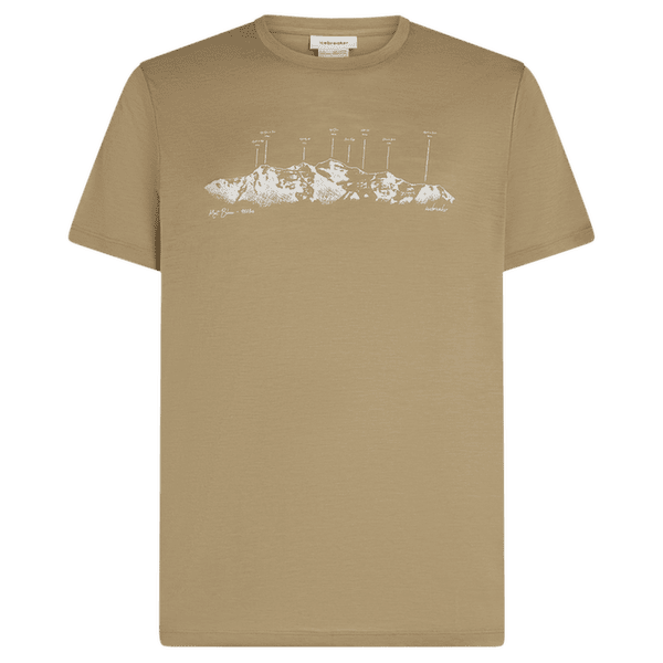 Triko krátký rukáv Icebreaker Merino 150 Tech Lite SS Tee The Peaks Men CUMIN