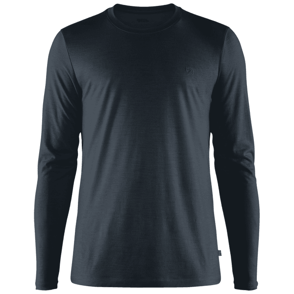 Triko dlouhý rukáv Fjällräven Abisko Wool LS Men Dark Navy