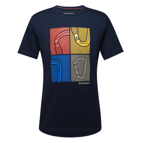 Triko krátký rukáv Mammut Sloper T-Shirt Carabiners Men marine 5118