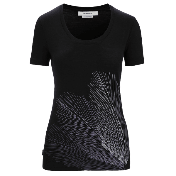 Triko krátký rukáv Icebreaker Tech Lite II SS Scoop Tee Plume Women Black
