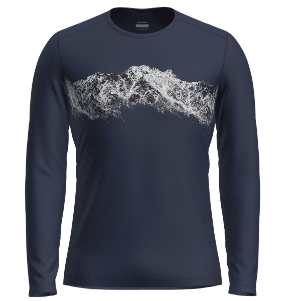 Triko dlouhý rukáv Icebreaker Merino 200 Oasis LS Crewe Men Midnight Navy