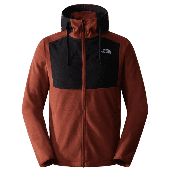 Mikina The North Face HOMESAFE FULL ZIP FLEECE HOODIE Men BRANDY BROWN/TNF BLACK