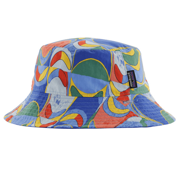 Klobouk Patagonia Baby Sun Bucket Hat Swallowtail Geo: Eddy Blue