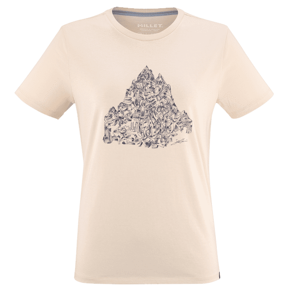 Triko krátký rukáv Millet Cimai Collab TS SS Women VANILLA CREAM