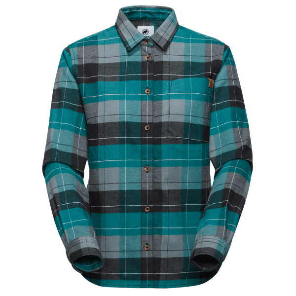 Košile dlouhý rukáv Mammut Trovat Longsleeve Shirt Women 00823 strata-deep teal