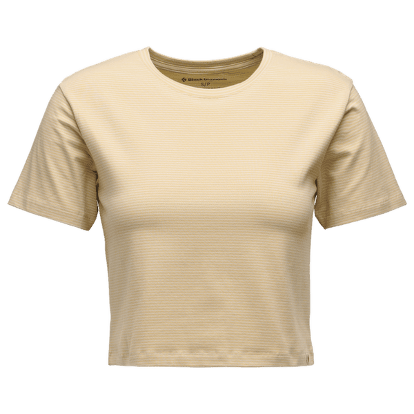 Triko krátký rukáv Black Diamond BD Stripe SS Tee Women White Oak-Off White